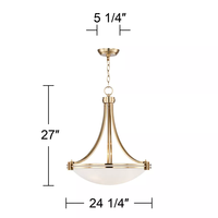 Luminaire suspendu en verre pour hôtel, style Gold Hotel, 3 lumières, forme de bol, lampes suspendues circulaires, maison, villa, moderne, LED personnalisé, 3000K blanc chaud