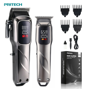 Factory Large Battery Cordless <strong>Hair</strong> Cut Machine Rechargeable <strong>Hair</strong> Trimmer <strong>Clipper</strong> Set Barber Professional <strong>Hair</strong> <strong>Clipper</strong> for Men - Product Image 1
