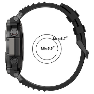 Correa de reloj de silicona TPU para <span class=keywords><strong>Amazfit</strong></span> <span class=keywords><strong>T</strong></span>-<span class=keywords><strong>Rex</strong></span> <span class=keywords><strong>Ultra</strong></span> A2142 pulsera para <span class=keywords><strong>Amazfit</strong></span> <span class=keywords><strong>T</strong></span>-<span class=keywords><strong>Rex</strong></span> <span class=keywords><strong>Ultra</strong></span> A2142 - Product Image 3