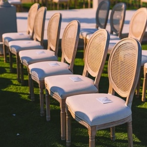 Chaise de banquet de mariage en résine imperméable de style campagnard, <span class=keywords><strong>prix</strong></span> de gros, petite taille CBM, empilable, Louis, pour hôtel, fête, événement - Product Image 1