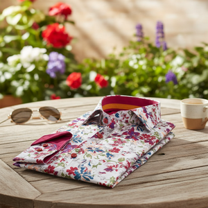 Vestido de flores camisa alta calidad hombre camisa - Product Image 3