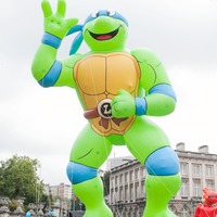 Gros ballon gonflable à l'hélium, personnage de dessin animé de chien volant, ballon gonflable, animaux tigres, mascotte de tortue ninja, parade