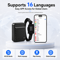Traceur GPS sans fil 4G LTE GSM 2G étanche 10000mAh avec alarme géofence, prise en charge des bandes mondiales multiples, API et application multilingue