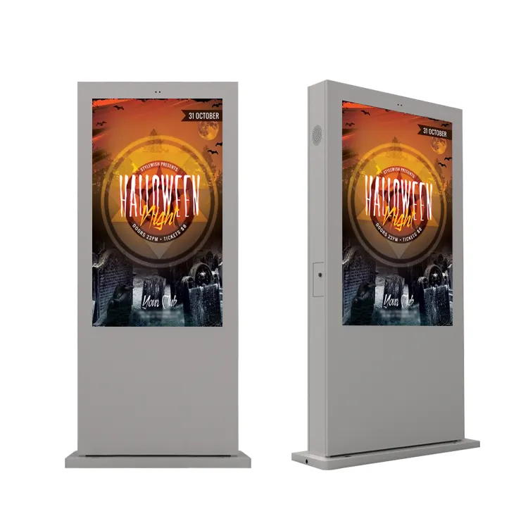 Double Sided Android Digital Signage 55 Advertising Tv Covers 43 Inch Lcd Free Standing Privacy Screens Outdoor Kiosk