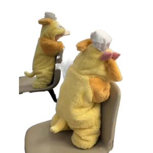 Giouterwear in stile carino in stile invernale <span class=keywords><strong>pigiama</strong></span> foderato in <span class=keywords><strong>pile</strong></span> di corallo sacco a pelo per bambini e bambine tutine con bottone - Product Image 5