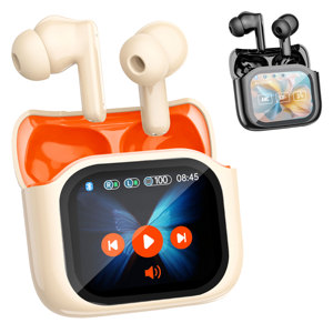 Écouteurs TWS JM19 avec Traducteur IA en Temps Réel, Réduction Active du Bruit, Assistant Intelligent, Traduction en 156 Langues et Écran Couleur OLED - Product Image 1