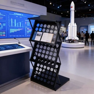 Organizador Metálico Compacto y Plegable, Ideal <span class=keywords><strong>para</strong></span> Material Didáctico, Archivos <span class=keywords><strong>de</strong></span> Oficina y Exhibiciones - Product Image 1