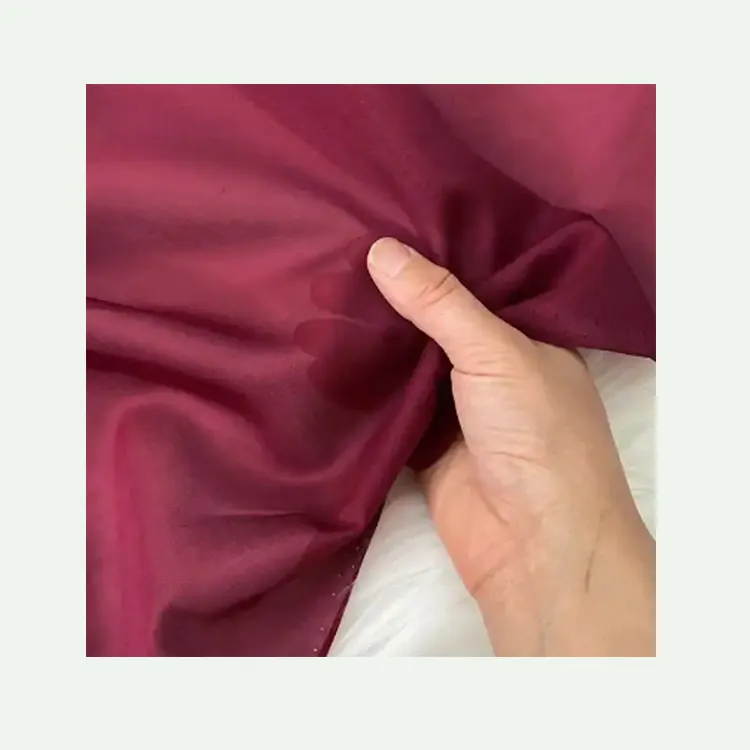 Solid Silk Cotton Blend Fabric Lining Fabric 9mm Silk Cotton Fabric Width 55inch