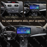 Écran QLED IPS Android 12,3 pouces pour Mazda 3 Xingpin 2010-2013 Autoradio Android Stéréo de voiture GPS Navigation