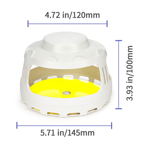Piège à mouches électrique à LED pour une utilisation en intérieur pour éliminer les mouches des fruits et les insectes volants avec piège collant - Product Image 2