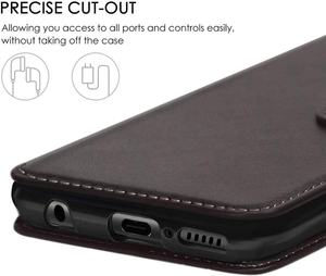 LeYi étui de téléphone en cuir pour <span class=keywords><strong>Samsung</strong></span> <span class=keywords><strong>Galaxy</strong></span> <span class=keywords><strong>A40</strong></span> S25FE étui <span class=keywords><strong>portefeuille</strong></span> à rabat en cuir protecteur d'écran HD - Product Image 4