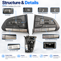 Tombol Penyesuaian Volume Suara Cruise Control Berkualitas Tinggi untuk Cadillac CT4/CT5 Setir Baru Auto Swit c Hes
