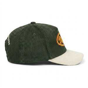 Gorra Snapback Deportiva Personalizada de Fábrica, de 5 Paneles, con Visera Plana, Estilo Hip Hop, con Cordón de Algodón de Dos Tonos con Estampado de Leopardo, Unisex - Product Image 4