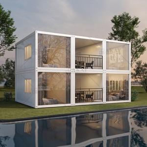 Maison d'hôtes de luxe personnalisée en usine Hébergement hôtel Maison préfabriquée modulaire Maison préfabriquée <span class=keywords><strong>6</strong></span> Maison conteneur détachable - Product Image 4