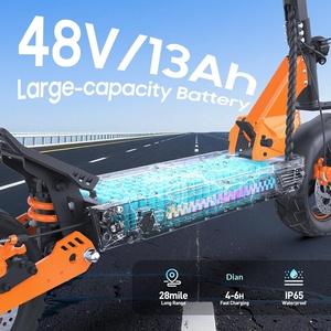 Trottinette pliable Tufront E3s avec siège, moteur sans balais 1000W, étanche, autonomie de 28 miles, vitesse en MPH, pneus de 10 pouces, trottinette E3s - Product Image 3