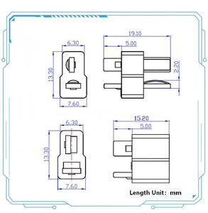 Zware 100A mannelijke en vrouwelijke Deans T-stekkers - vergulde RC Lipo-batterijconnectoren voor helikopter-/auto-/bootliefhebbers - Product Image 5