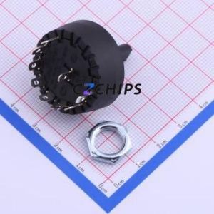 MFR01-A4M06L7BAB-R Rotary Switch Through hole Component (THT) Switch 8 Flat Type Solder Tab 8A - Product Image 2