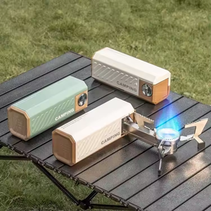 Precio de fábrica al aire libre Mini estufa de <span class=keywords><strong>Gas</strong></span> para acampar Horno de <span class=keywords><strong>cocina</strong></span> de <span class=keywords><strong>butano</strong></span> plegable portátil Picnics de hierro fundido de fuego ajustable - Product Image 1