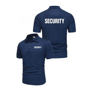 T-shirt de sécurité OEM bleu marine à séchage rapide pour extérieur, avec logo personnalisé, et polo tactique noir pour <span class=keywords><strong>homme</strong></span> - Product Image 3