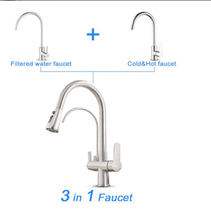 <span class=keywords><strong>Rubinetto</strong></span> da Cucina YenvQee <span class=keywords><strong>con</strong></span> Ionizzatore a Induzione, Acqua Calda/Fredda, Rotazione a 360 Gradi, Spruzzatore Telescopico <span class=keywords><strong>con</strong></span> <span class=keywords><strong>Filtro</strong></span> per Uso Domestico - Product Image 6