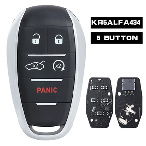Portachiavi Smart per Alfa Romeo Giulia Stelvio 201 - 2020 434 MHz 4 + <span class=keywords><strong>1</strong></span> <span class=keywords><strong>HITAG</strong></span> a 128 bit AES Chip FCCID KR5ALFA434 - Product Image 2