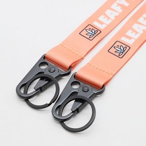 <b>Custom</b> Heavy Duty Lanyards Carabiner Keychain Strap Eagle Beak Hook <b>Key</b> Ring Keychain Lanyard - Product Image 2