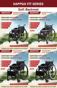 Fauteuil roulant sport auto-propulsé certifié <span class=keywords><strong>CE</strong></span>, équipement de santé, fauteuil roulant sport en aluminium, 24 pouces, frein à main de 4 pouces, 13 kg - Product Image 6