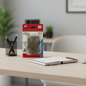 Clips Plateados 28Mm 100Pcs Alta Calidad Oficina - Product Image 2