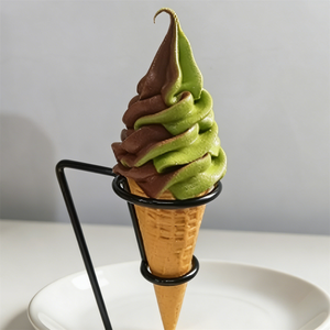 17cm Premium Eco-Friendly Foam Matcha Chocolate Original <b>Waffle</b> <b>Cone</b> Plastic Fake Food Mode Soft Serve Show Dessert Cafe Photo - Product Image 5