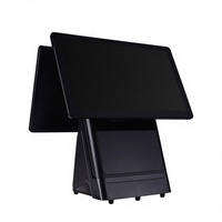 Terminal de caisse tout-en-un avec écran tactile de 15,6 pouces, ordinateur POS, Android, Windows, Wi-Fi 6, USB 3.0, VGA