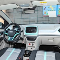 Voiture électrique EV2 écologique, berline à conduite à gauche, faible consommation d'énergie, idéale pour les trajets urbains, autonomie de 177 km
