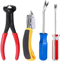 Kit d'outils pour enlever les agrafes et les clous de construction et de rembourrage, Pince à décapiner les clous, Extracteur d'agrafes, Pince à décapiner les clous, Extracteur de pointes