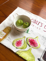 Customized multi-color high-quality absorbent tea towels reusable linen woven kitchen cleaning tea towels and dish towels