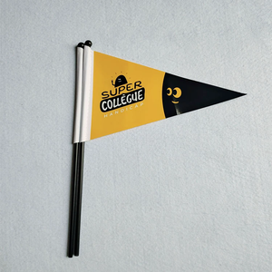 Bandierine triangolari personalizzate, bandiere per elezioni, bandiere per la festa nazionale, bandiere da sventolare <span class=keywords><strong>a</strong></span> mano per tifosi di calcio - Product Image 3