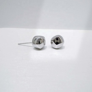 Boucles d'oreilles unisexes en argent sterling 925 plaqué or, style hip hop, forme irrégulière, minimalistes, géométriques, mode western. - Product Image 4