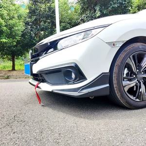 Welta Car Bumper <b>Protector</b> Side <b>Corner</b> Cover Bumper Lip Wrap Angle Splitter Thailand Version for Honda 10th Gen Civic 2019-2020 - Product Image 5