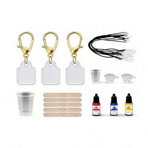 TOYSRUNNER Kit de Bijoux DIY en Résine Transparente, Moules en Silicone à Durcissement UV, Paillettes, Fleurs, Pendentifs, Porte-clés - Product Image 5