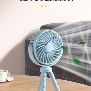 Ventilador para Cochecito, Ventilador Personal Portátil para Asiento de Coche, Ventilador de Escritorio a Pilas, 3 Velocidades Ajustables para Asiento de Coche, Cuna, Bicicleta - Product Image 6