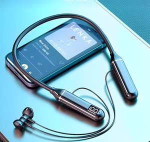 Écouteurs sans fil TWS à tour de cou avec Bluetooth, autonomie ultra-longue, prise en charge de la carte TF, réduction active du bruit, pour le <span class=keywords><strong>sport</strong></span> et la course à pied - Product Image 4