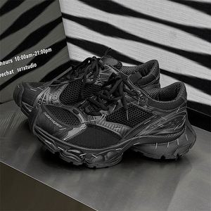 Nuevas Zapatillas de Mujer Estilo Dad Shoes, Retro, con Plataforma, que Aumentan la Estatura, Versátiles, con Efecto Desgastado, Casuales y Deportivas - Product Image 2