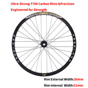 フェレイ 29インチ 軽量カーボンマウンテンバイクホイールセット 最高の登坂性能 チューブレスリム ディスクブレーキ / 11/12速 - Product Image 3