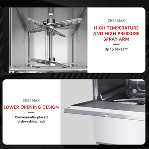 Commercial Dishwasher Bars 304 Stainless Steel Under Counter/Countertop Undercouter Dish Counterto - Product Image 5