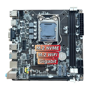 ITX H81 Motherboard Desktop LGA1150 Intel CPU WiFi M.<span class=keywords><strong>2</strong></span> NVMe SATA <span class=keywords><strong>16GB</strong></span> <span class=keywords><strong>DDR3</strong></span> Saluran ganda - Product Image 1