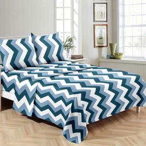 Luxurious Soft 100% Polyester Microfiber Bedding Set OEKO-TEX Certified 1800TC Thread Count Modern Style Twin/Full/<b>Queen</b>/King - Product Image 3