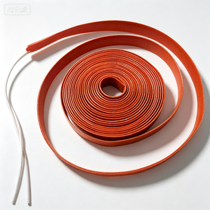 Bande chauffante en caoutchouc silicone de qualité alimentaire pour la transformation alimentaire, la fusion du sirop et du chocolat, taille personnalisée - Product Image 1