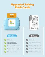 Kartu Flash Berbicara OEM Terbaru Pembaca Kartu Flash Phonics Kartu Permainan Kustom Kartu Permainan Kognitif Anak-Anak