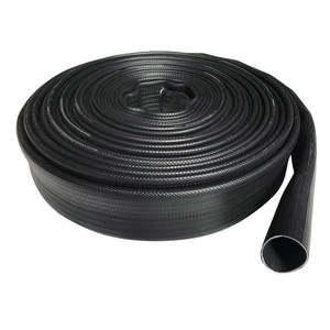 Supply 4 Inch Color Anti-Abrasion Flexible Soft Nitrile Rubber Hose Double-sided NBR Layflat Water Hose