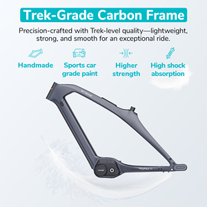 Marco de carbono certificado CE Ebike Engwe N1 Pro 700c Neumáticos para uso urbano 1,5 horas de carga rápida 100KM de largo alcance Bicicleta Eléctrica - Product Image 4