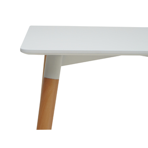 Muebles de comedor <span class=keywords><strong>Oficina</strong></span> Cocina <span class=keywords><strong>Mesa</strong></span> de comedor Tablero de MDF Patas de <span class=keywords><strong>haya</strong></span> <span class=keywords><strong>Mesa</strong></span> de comedor rectangular - Product Image 3