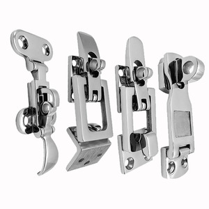 Rotating Latch 316 Stainless Steel 75x25mm Marine Door Latch With <b>Padlock</b> For Yacht Hardware - Product Image 2